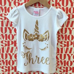 Sparkle Sisters Unicorn Birthday (Three), NEW WITH TAGS